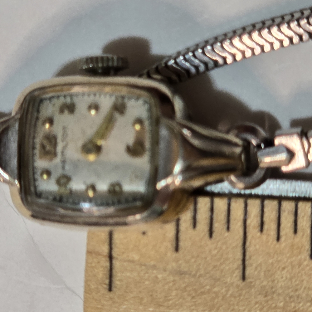Bulova Silver and Gold Watch